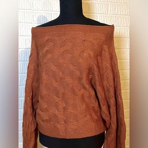 Off the shoulder sweater L